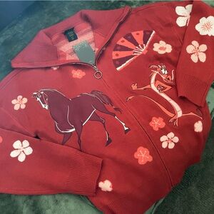 Disney Mulan Floral Women's Sweater